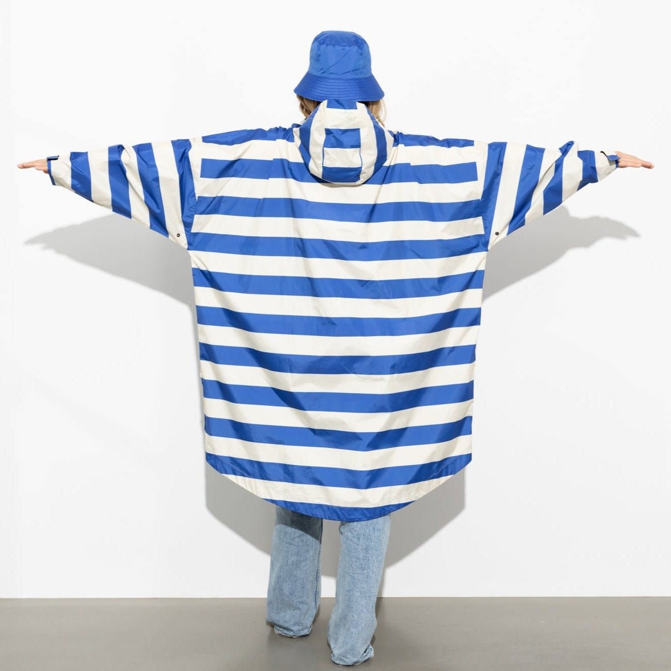 Vivi Mari Vivi Mari, Raincoat Bold Stripes, blue/sand