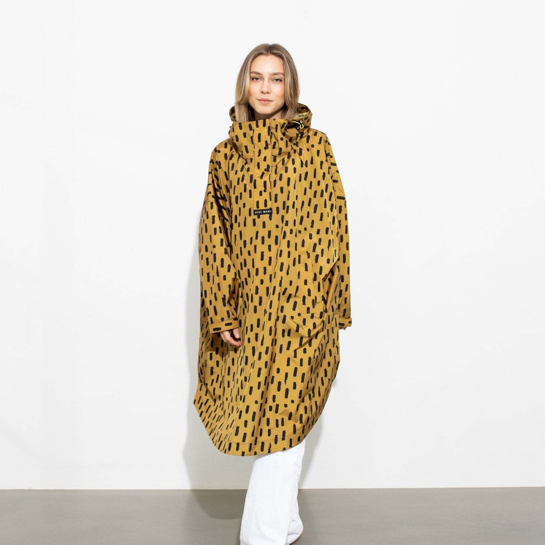 Vivi Mari Vivi Mari, Raincoat Drops, mustard/black
