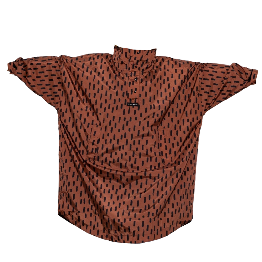 Vivi Mari Vivi Mari, Raincoat Drops, rust/black