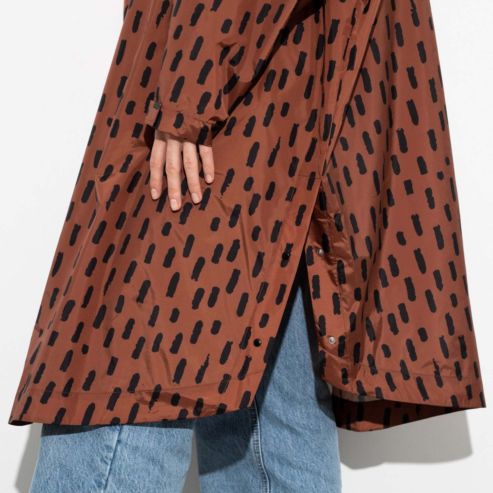 Vivi Mari Vivi Mari, Raincoat Drops, rust/black