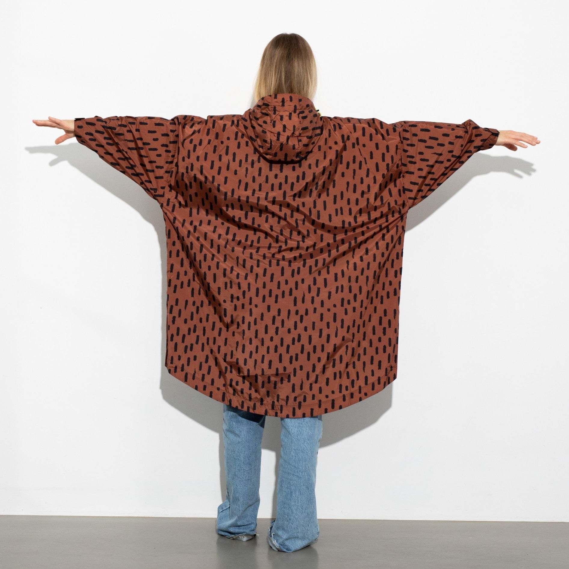 Vivi Mari Vivi Mari, Raincoat Drops, rust/black