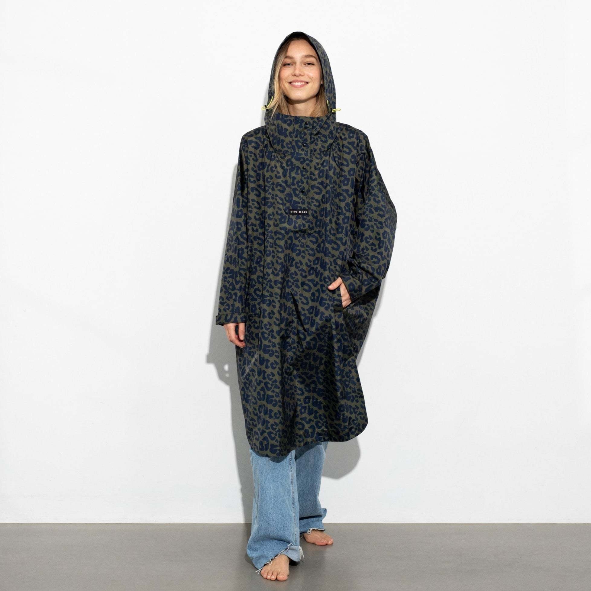 Vivi Mari Vivi Mari, Raincoat Leo Splashes, navy/olive