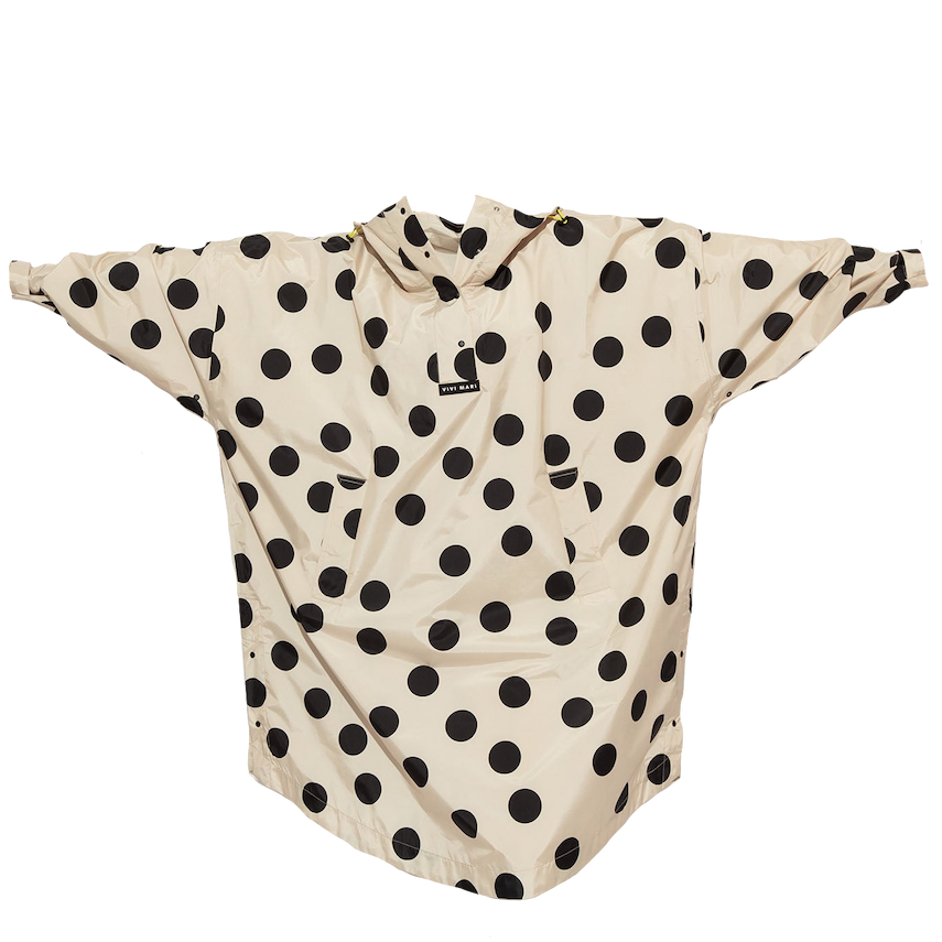 Vivi Mari Vivi Mari, Raincoat Dots, black/sand