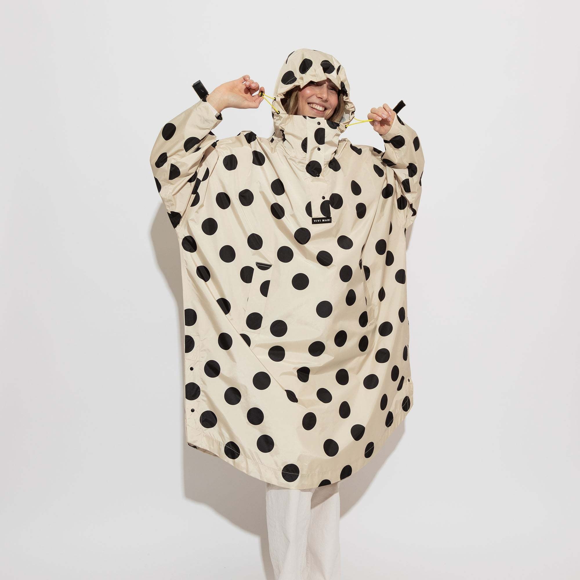 Vivi Mari Vivi Mari, Raincoat Dots, black/sand