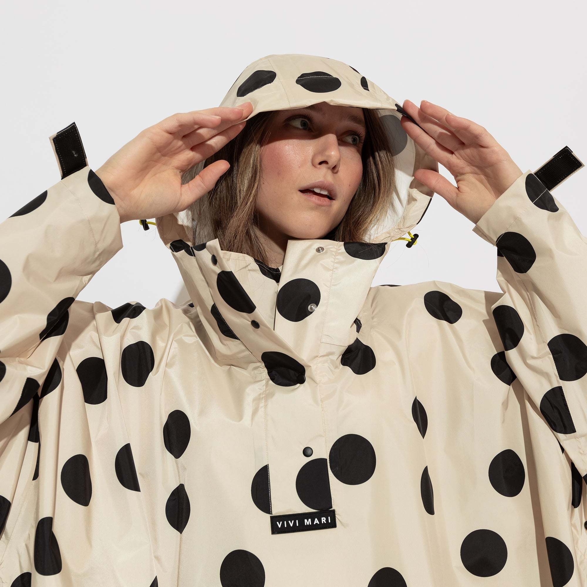 Vivi Mari Vivi Mari, Raincoat Dots, black/sand