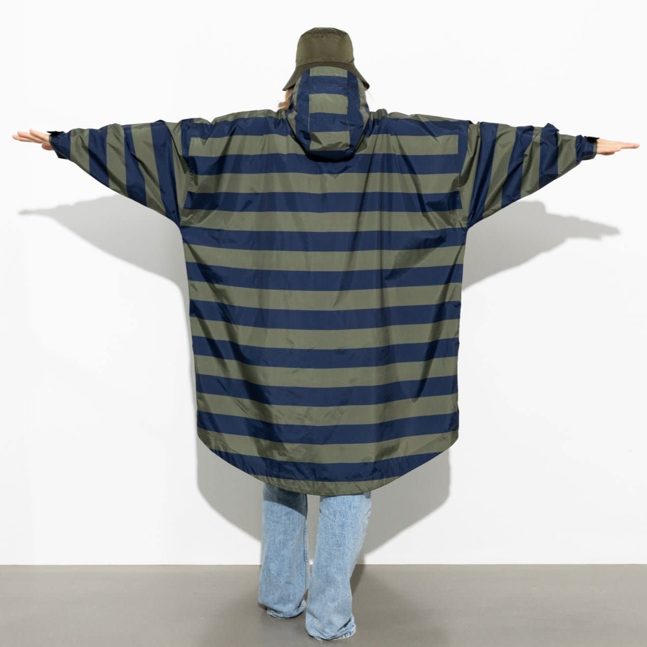 Vivi Mari Vivi Mari, Raincoat Bold Stripes, navy/olive