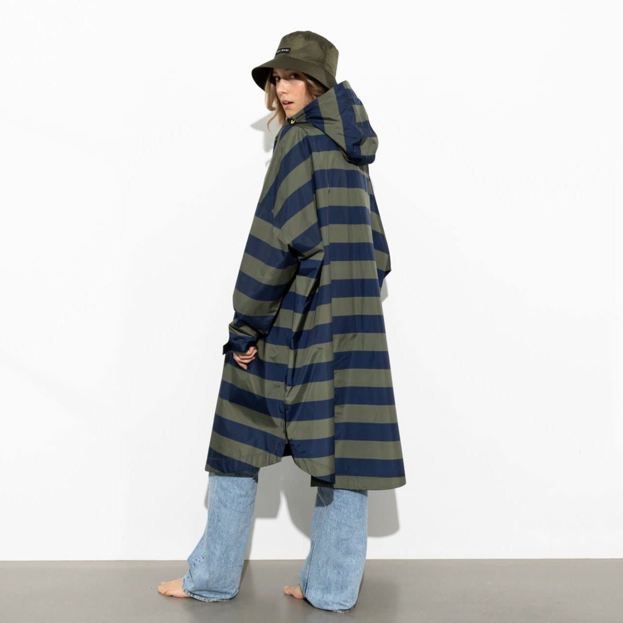 Vivi Mari Vivi Mari, Raincoat Bold Stripes, navy/olive