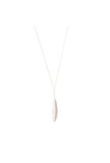 A beautiful Story Delicate Feather Necklace - Sterling Silver