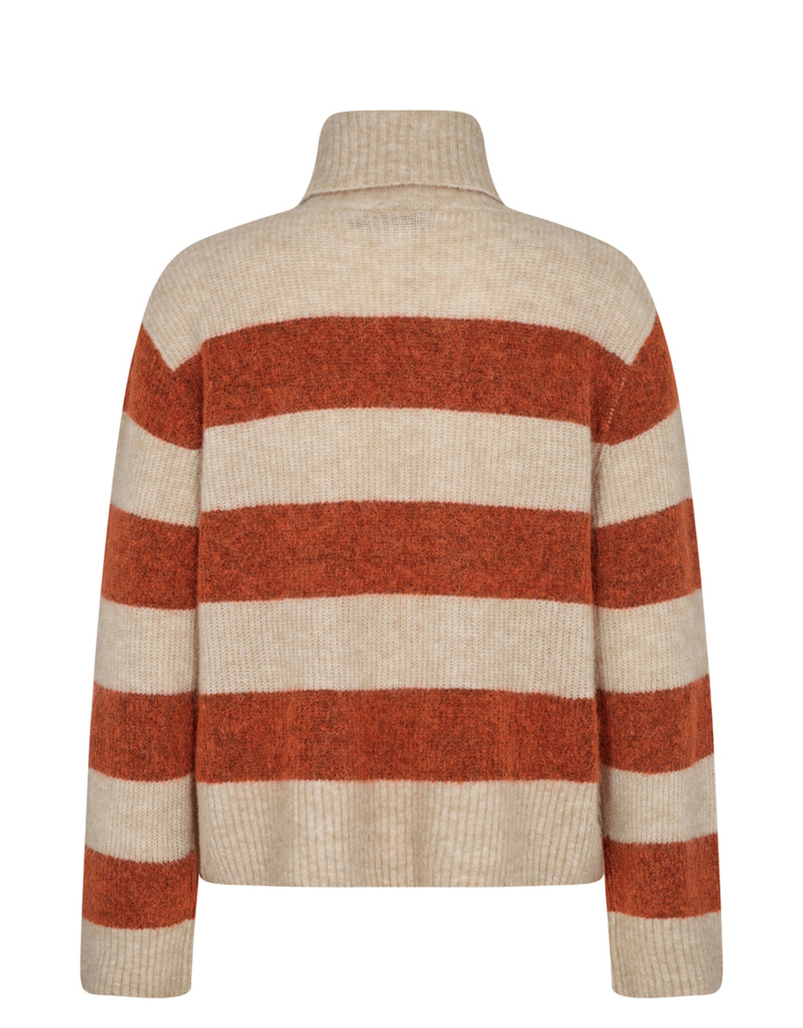 Mos Mosh - 156170 - Aidy Thora Stripe Rollneck Knit - Escape Boutique