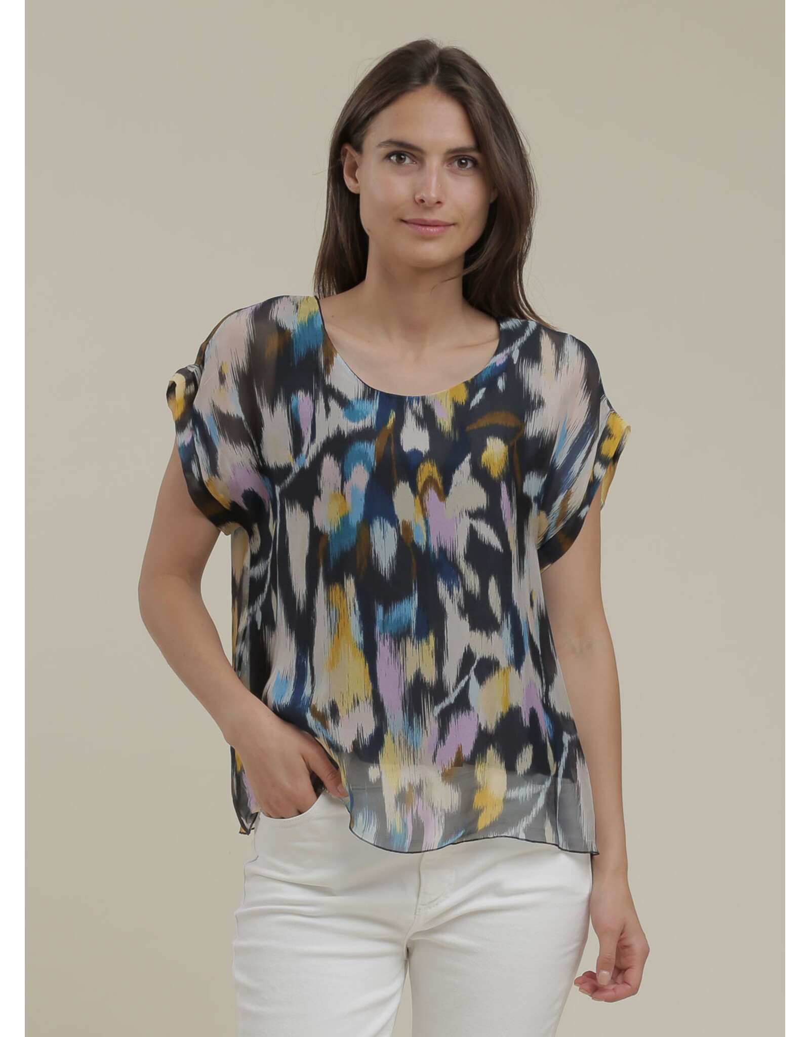 La Fee Maraboutee PENEDIT - Silk Viscose Printed Top