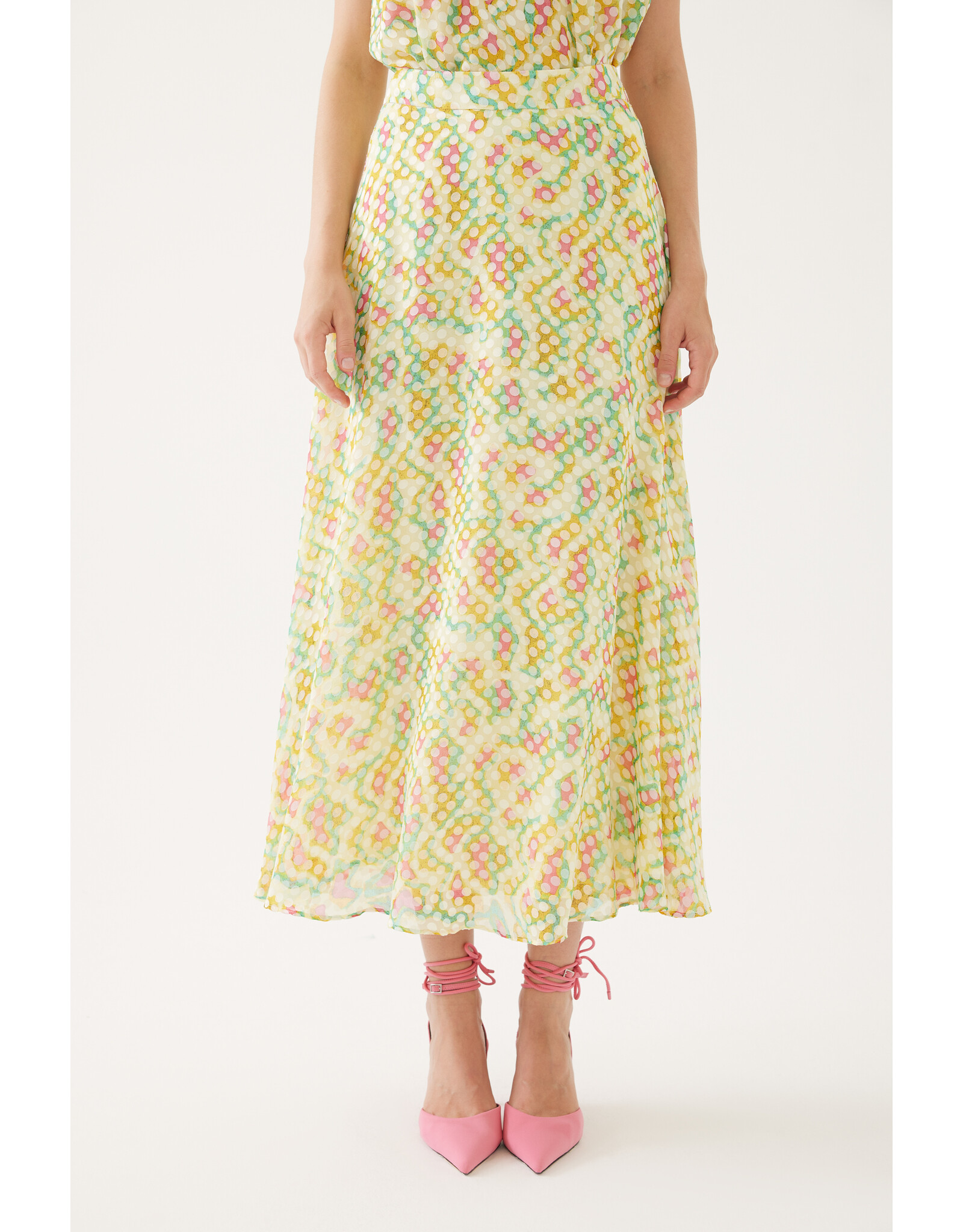 Exquise Exquise - 4215007 - Long Sorbet Print Skirt