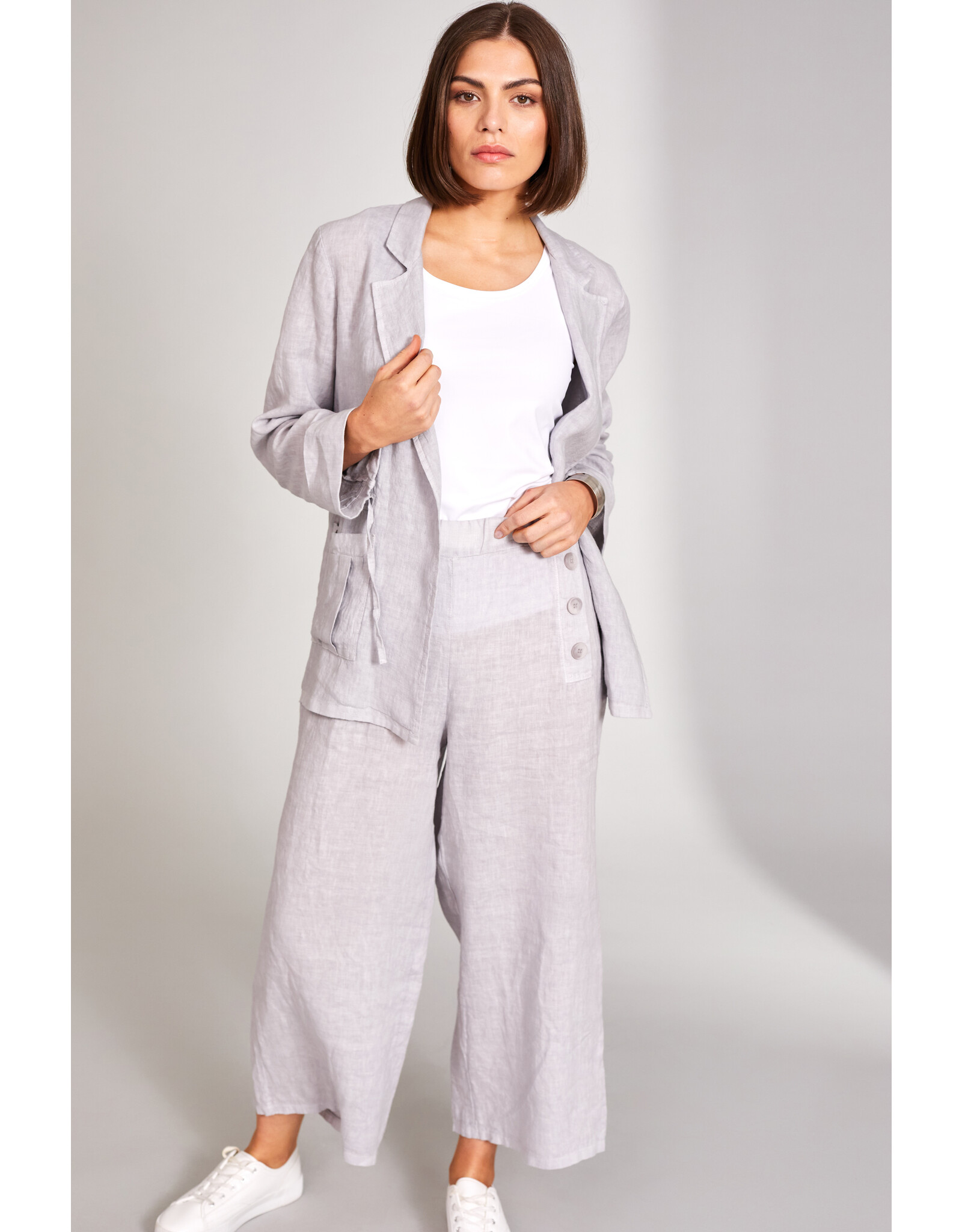 Peruzzi Peruzzi - S24143 - Linen Drawstring Jacket