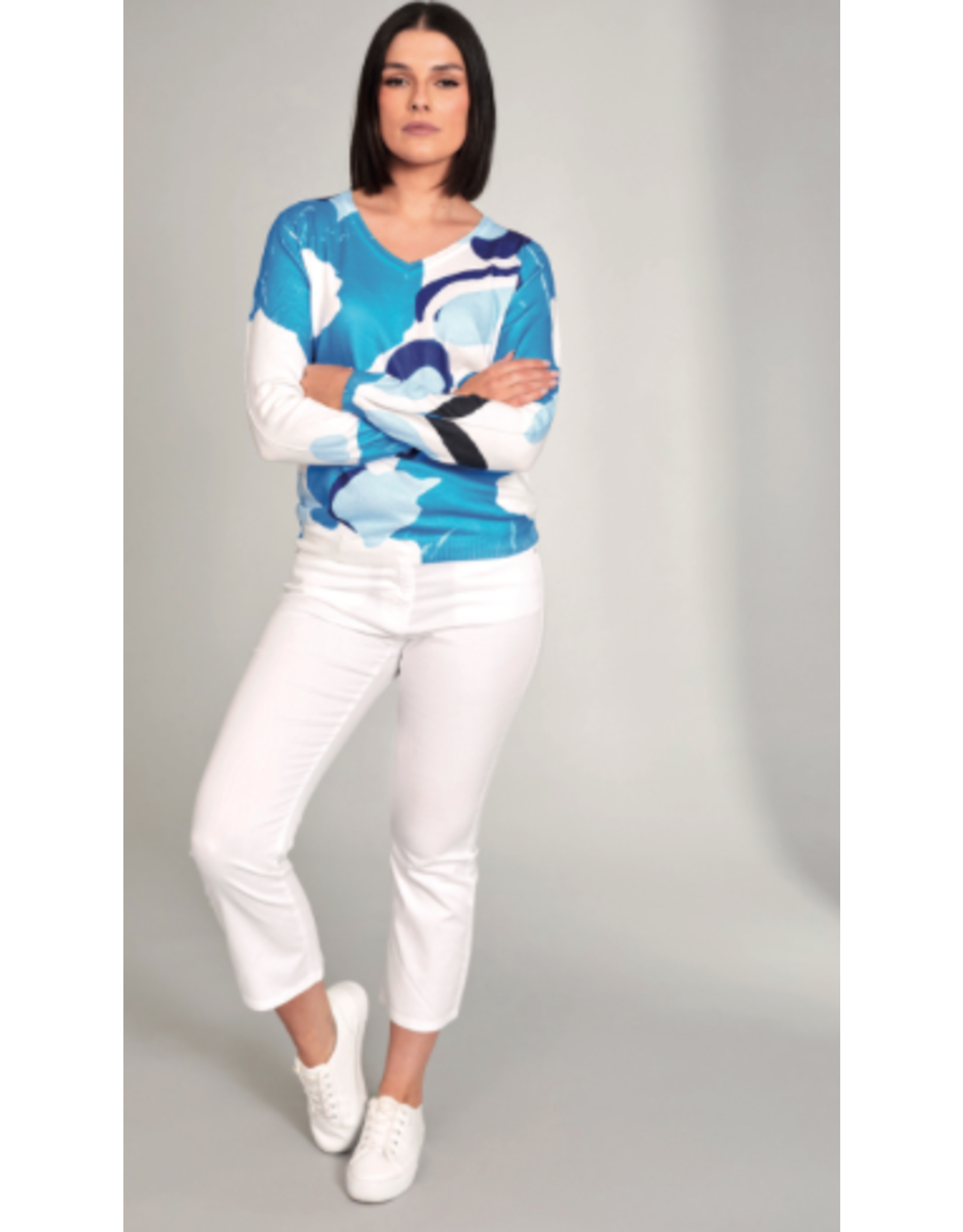 Peruzzi Peruzzi - S24600 - Ocean Print Knit