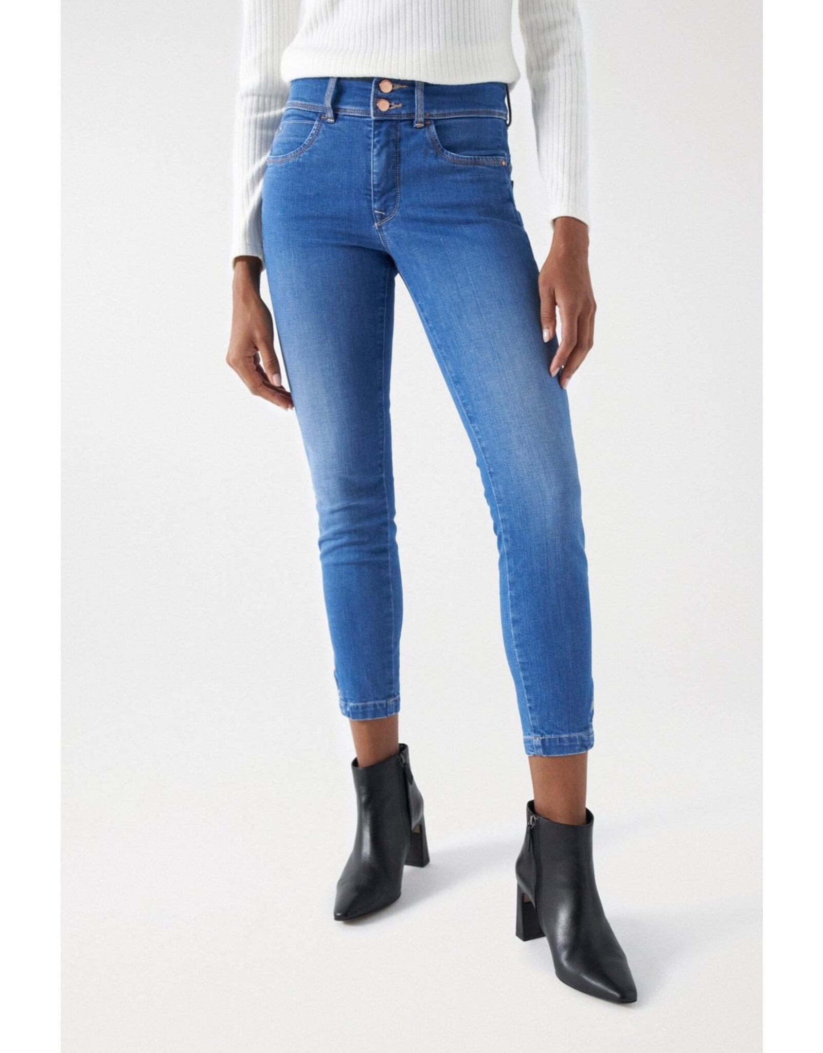 Salsa Jeans - SECRET PUSH IN SKINNY DARK JEANS