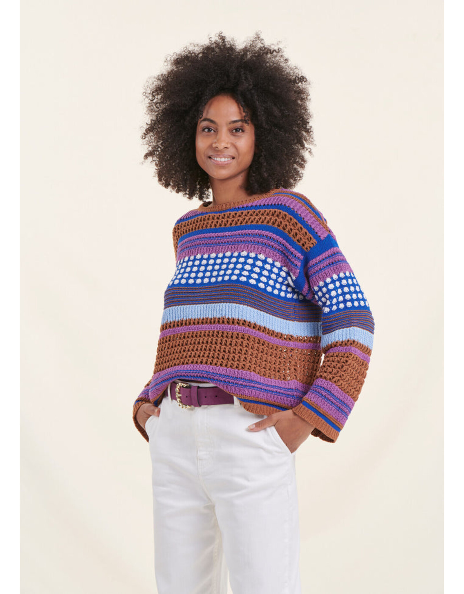 La Fee Maraboutee La Fee Maraboutee - VENTURA - Stripe Knit