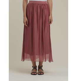 La Fee Maraboutee La Fee Maraboutee - LAURENZA - Silk Viscose Solid Colour Skirt