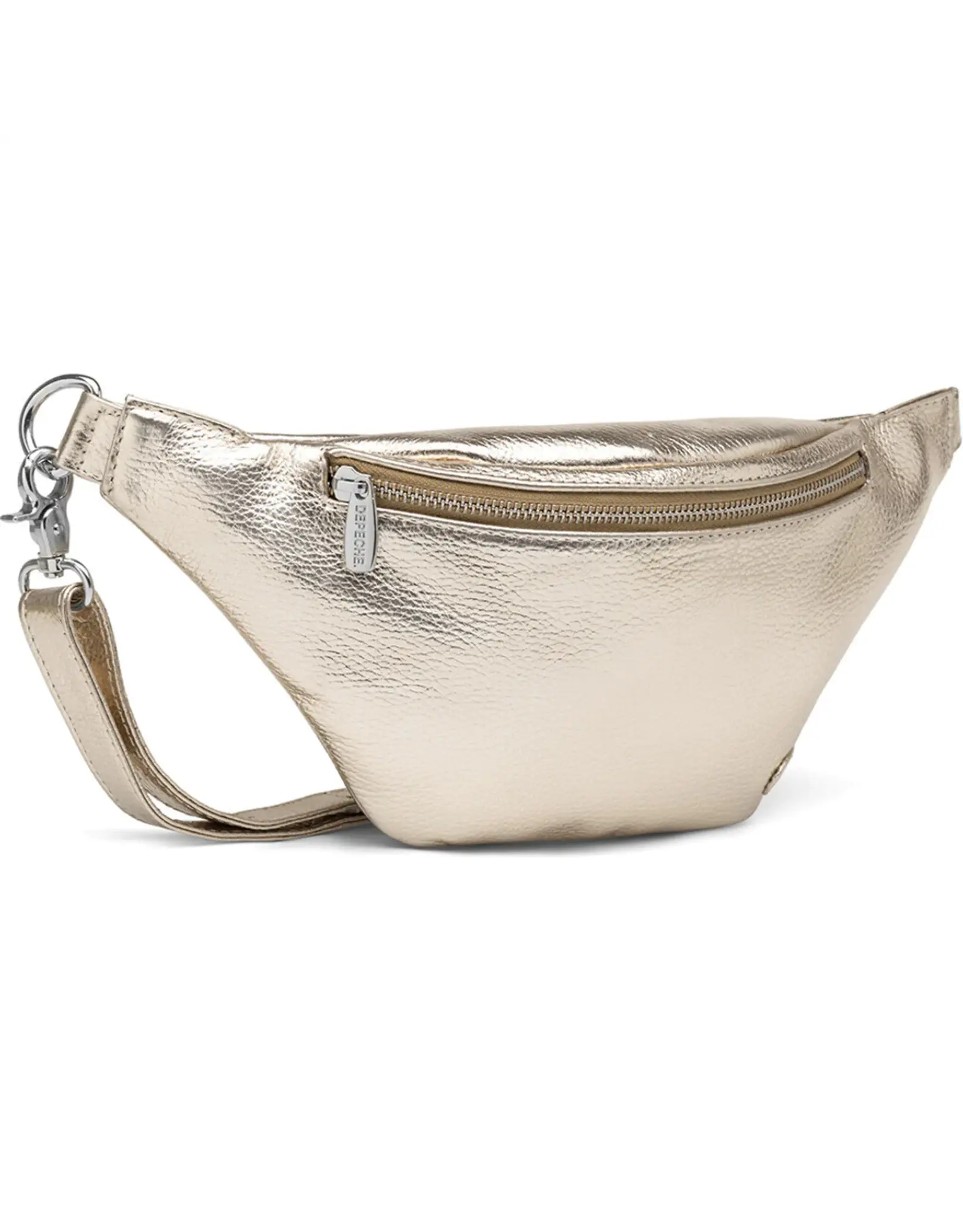 Depeche Depeche - 12556 - Champagne Metallic  Leather Bumbag