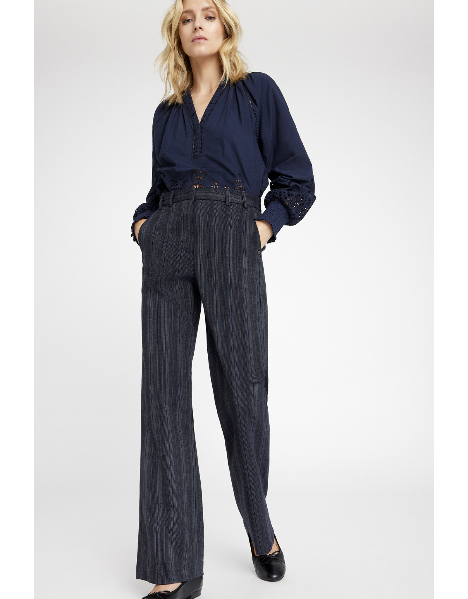 Gustav Denmark Esta High Waist Wide Leg Trouser