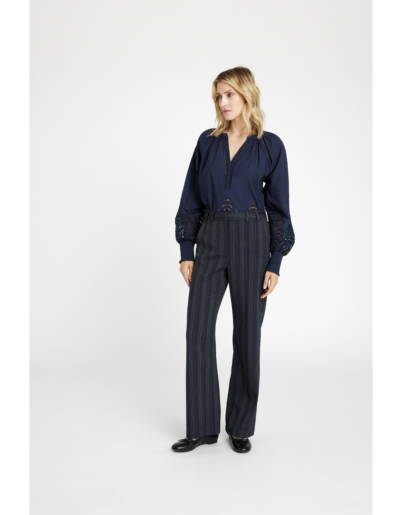 Gustav Denmark Esta High Waist Wide Leg Trouser