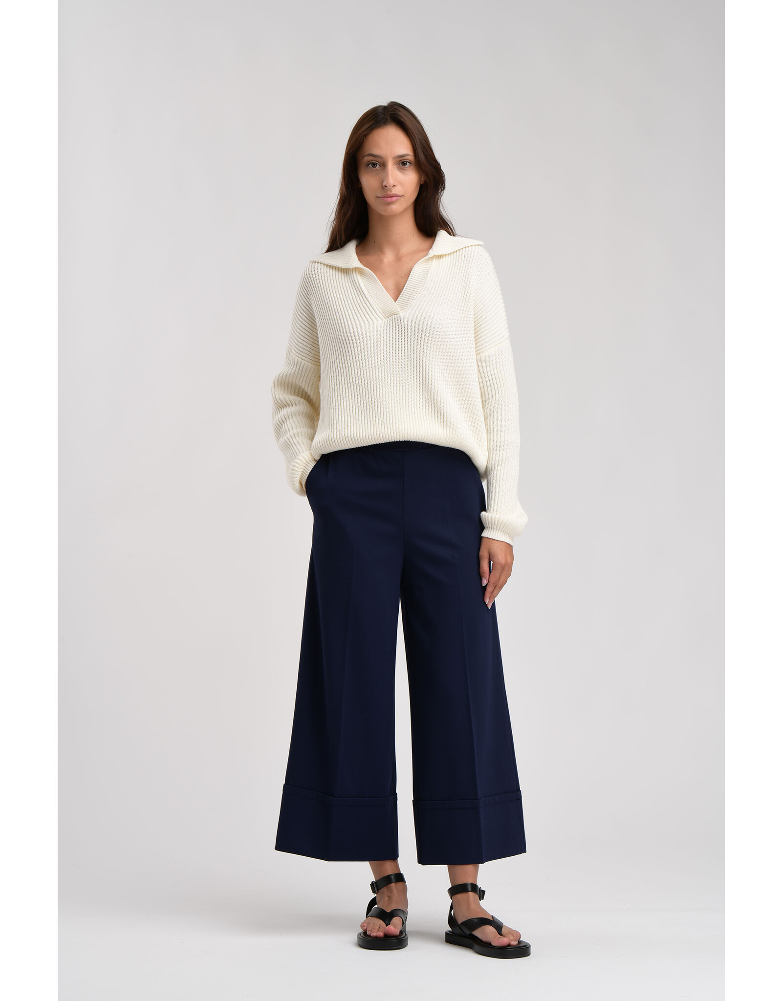 Humility SOPHIO-D - Denim Wide Leg Trousers