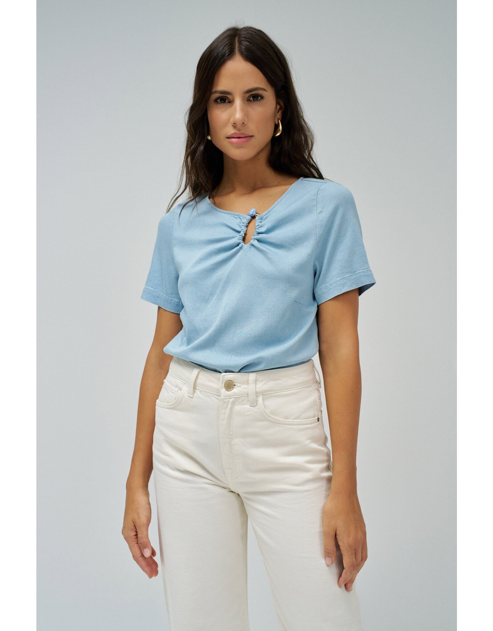 Salsa Jeans Salsa - 21009405 - Top  with Loop Neck