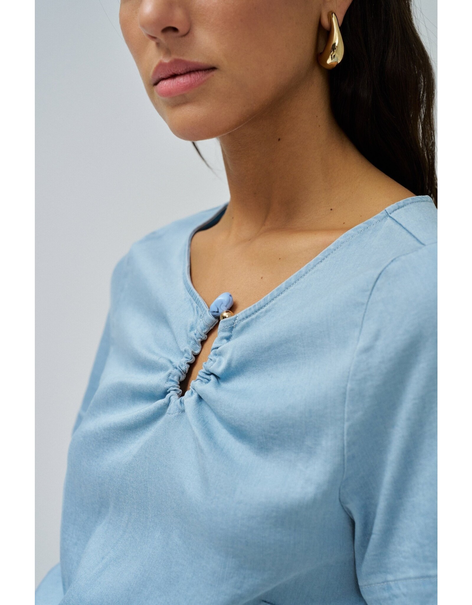 Salsa Jeans Salsa - 21009405 - Top  with Loop Neck