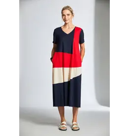 Peruzzi Colour Block Long Dress