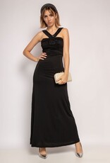 Paris Es'tyl 8172 - Starp Dress with embellishment Paris Es'tyl 8172 - Starp Dress with embellishment
