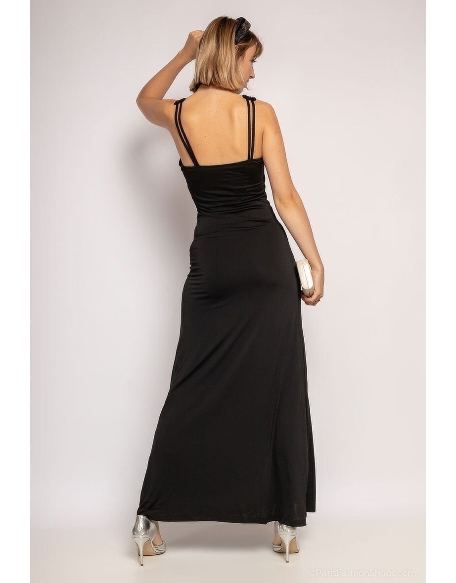 Paris Es'tyl 8172 - Starp Dress with embellishment