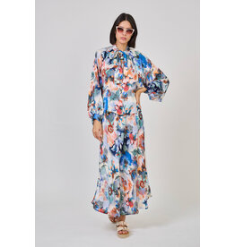 Paris Es'tyl Printed Silk Blend Skirt