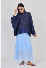 Paris Es'tyl 12534 - Oversize transparent blouse Paris Es'tyl 12534 - Oversize transparent blouse