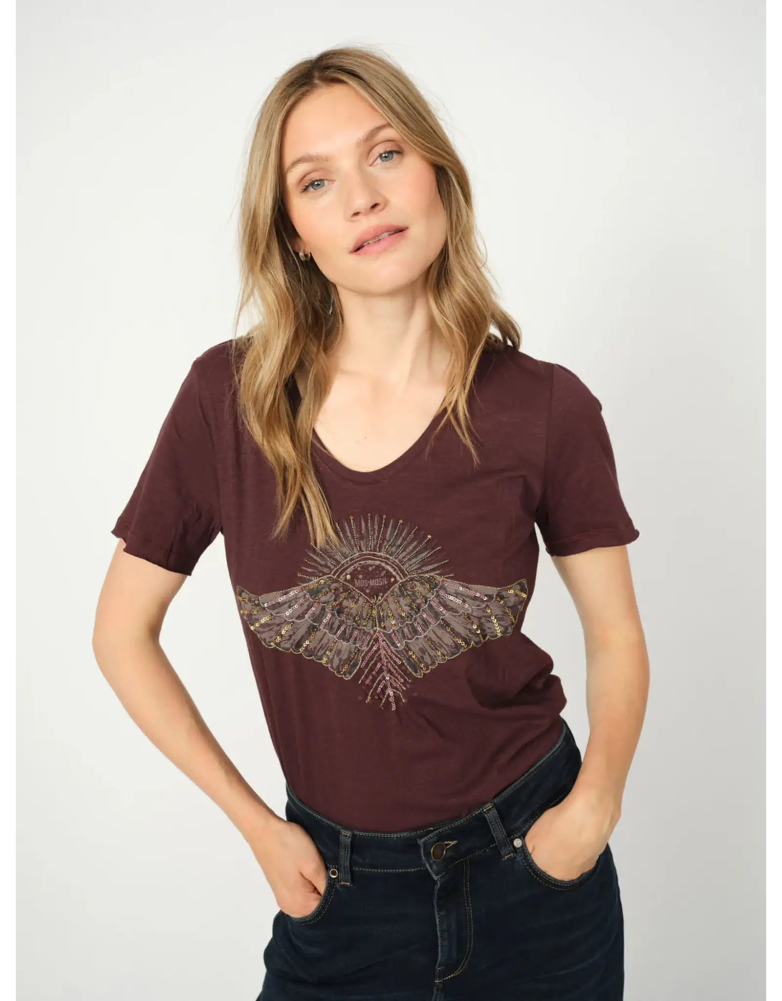 Mos Mosh Mos Mosh - 171110 Nadine O-SS Deco Tee