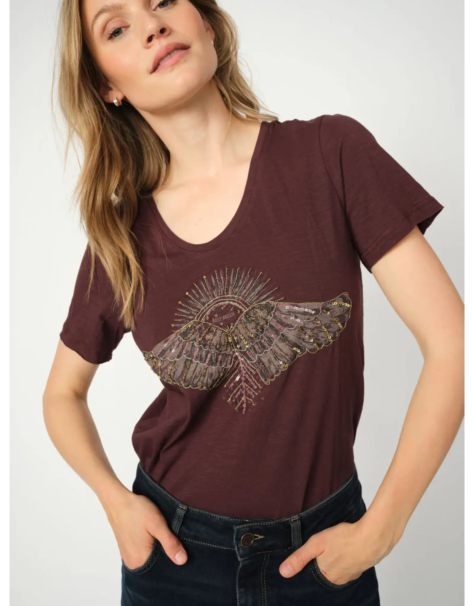 Mos Mosh Mos Mosh - 171110 Nadine O-SS Deco Tee