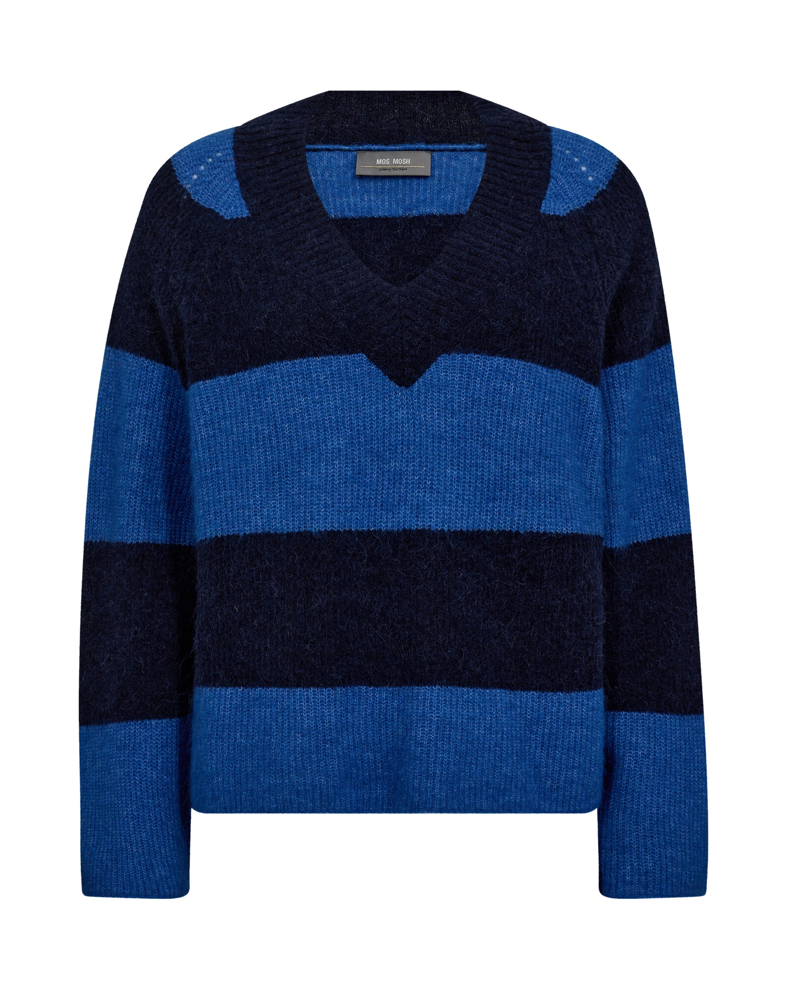 Mos Mosh Taci Stripe V -Neck Knit