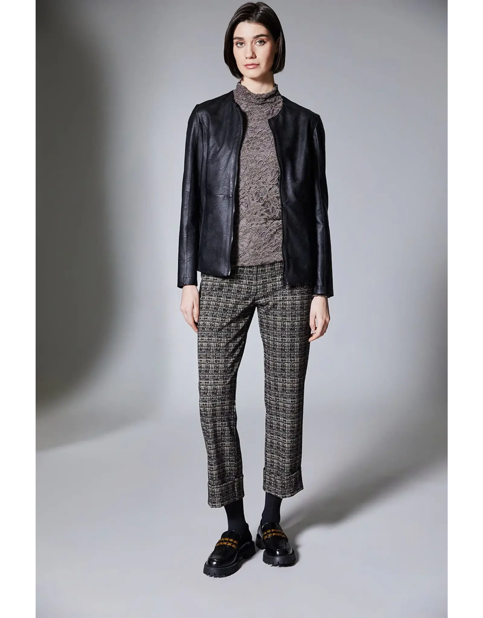 Peruzzi Herringbone Stripe Trouser