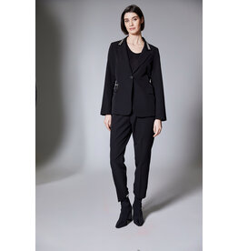 Peruzzi Stripe Trim Blazer