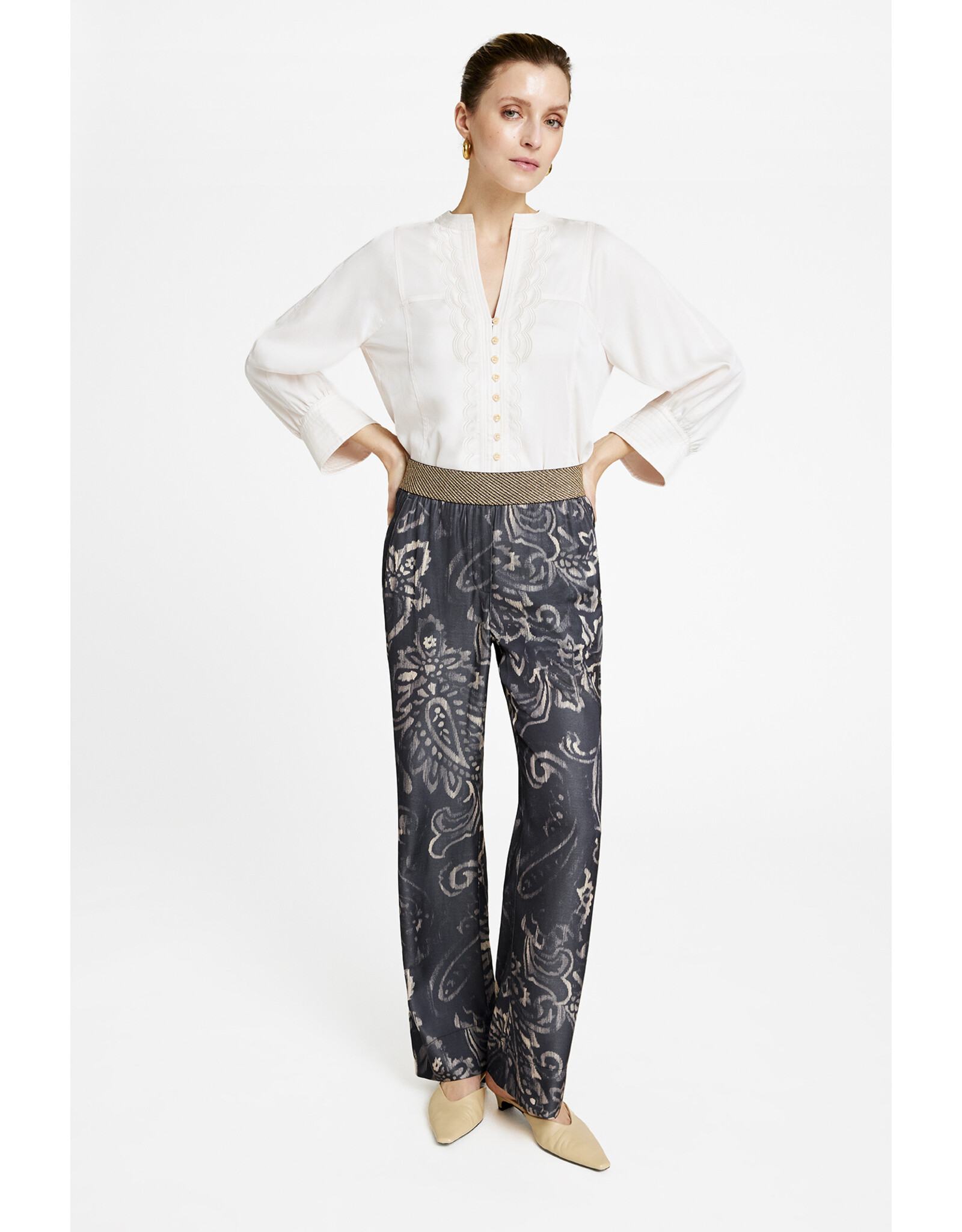 Gustav Denmark Bay, Wide Leg  Pants