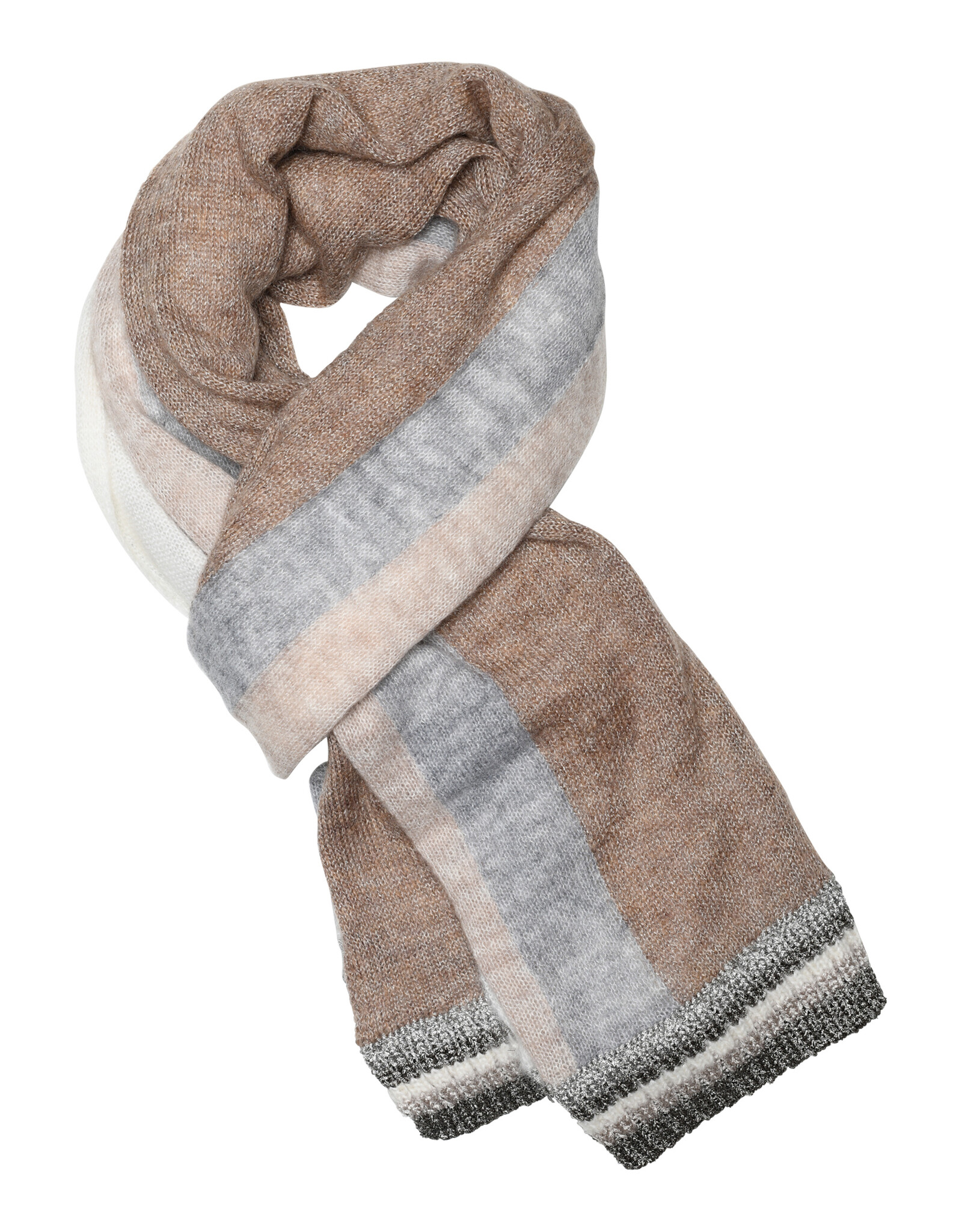 Gustav Denmark Etine Striped Lurex Scarf