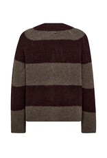 Mos Mosh Taci Stripe V -Neck Knit
