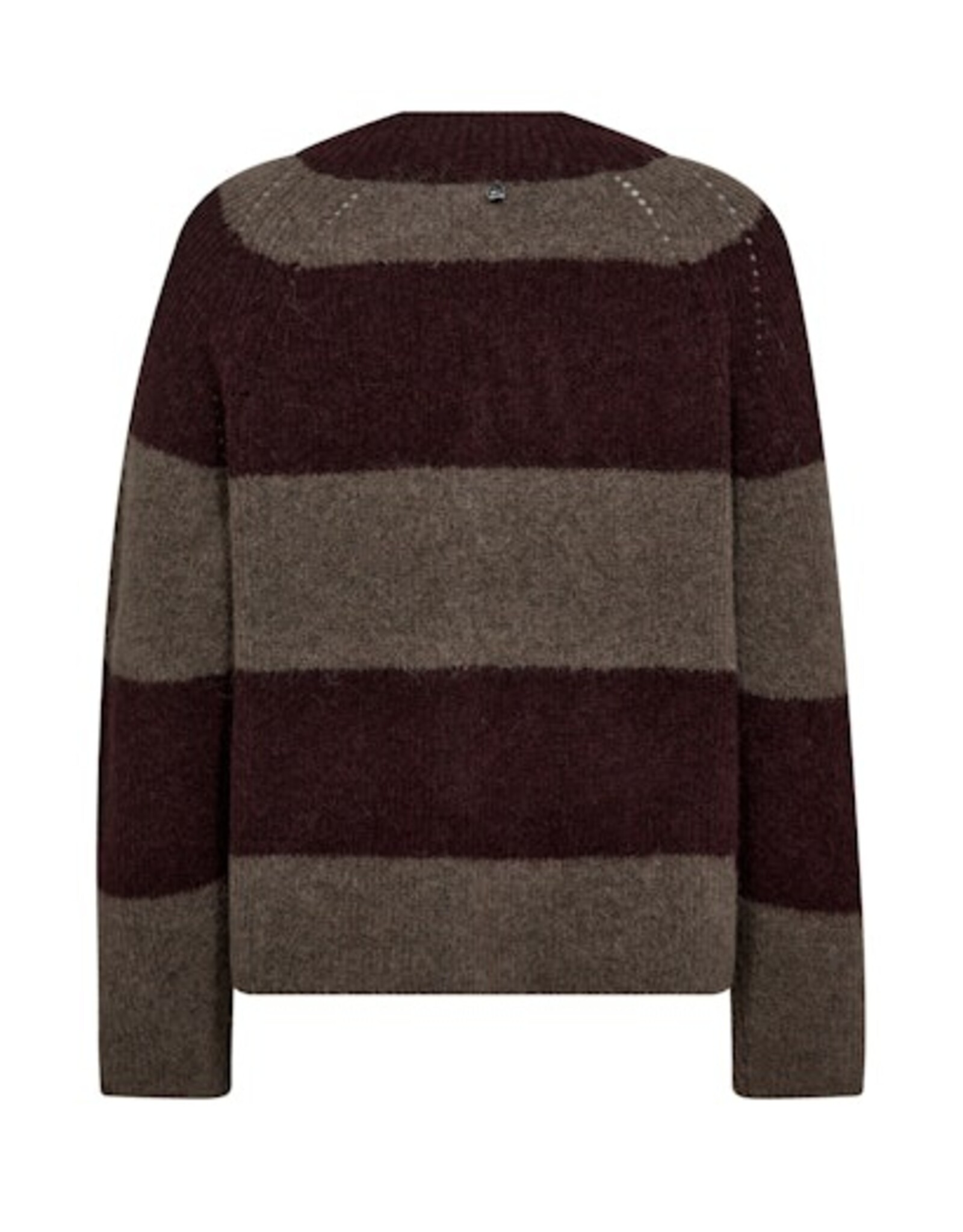 Mos Mosh Taci Stripe V -Neck Knit