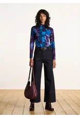 La Fee Maraboutee Covola Printed Polo Neck Top La Fee Maraboutee Covola Printed Polo Neck Top