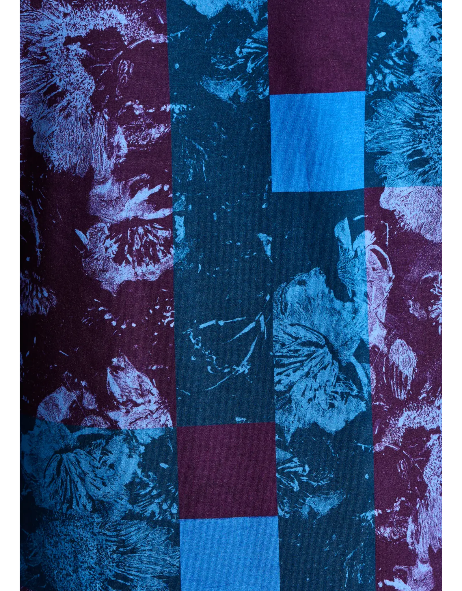 La Fee Maraboutee Covola Printed Polo Neck Top