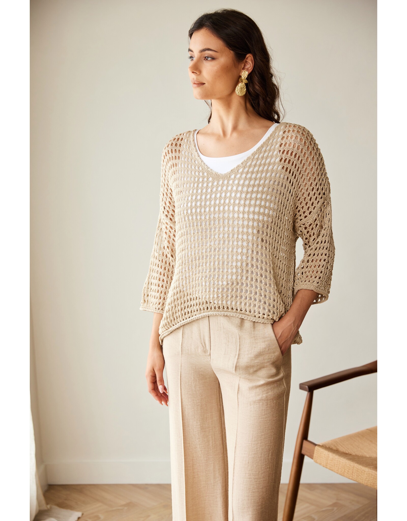 Peruzzi S26600 - Peruzzi Open Stitch Knit