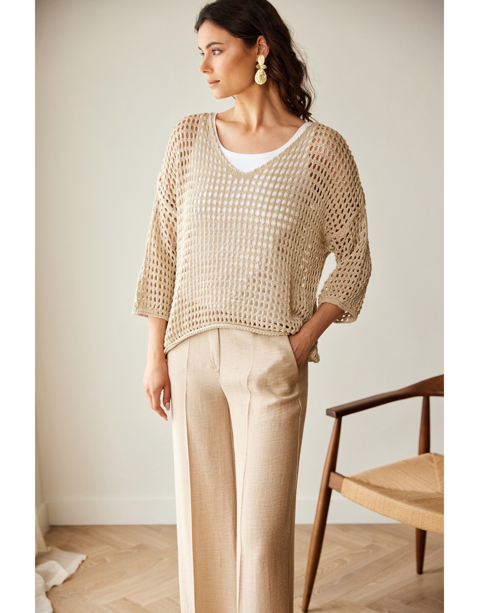 Peruzzi S26600 - Peruzzi Open Stitch Knit