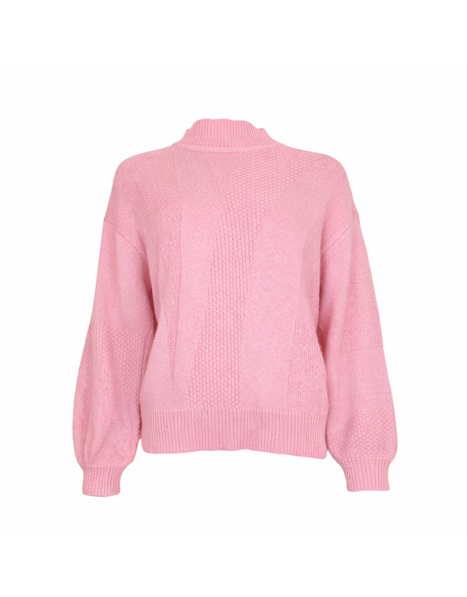 Twins TWNS - CARSON CITY - long sleeves high neck jumper with relief details