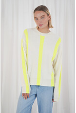 Twins TWNS - RENO - long sleeves round neck jumper with stripes