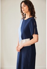 Peruzzi Peruzzi - S26119  - 3 TONE LINEN DRESS