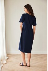 Peruzzi Peruzzi - S26119  - 3 TONE LINEN DRESS