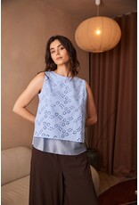 Peruzzi Peruzzi - S26181 - BRODERIE ANGLAIS TOP