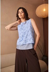 Peruzzi Peruzzi - S26181 - BRODERIE ANGLAIS TOP